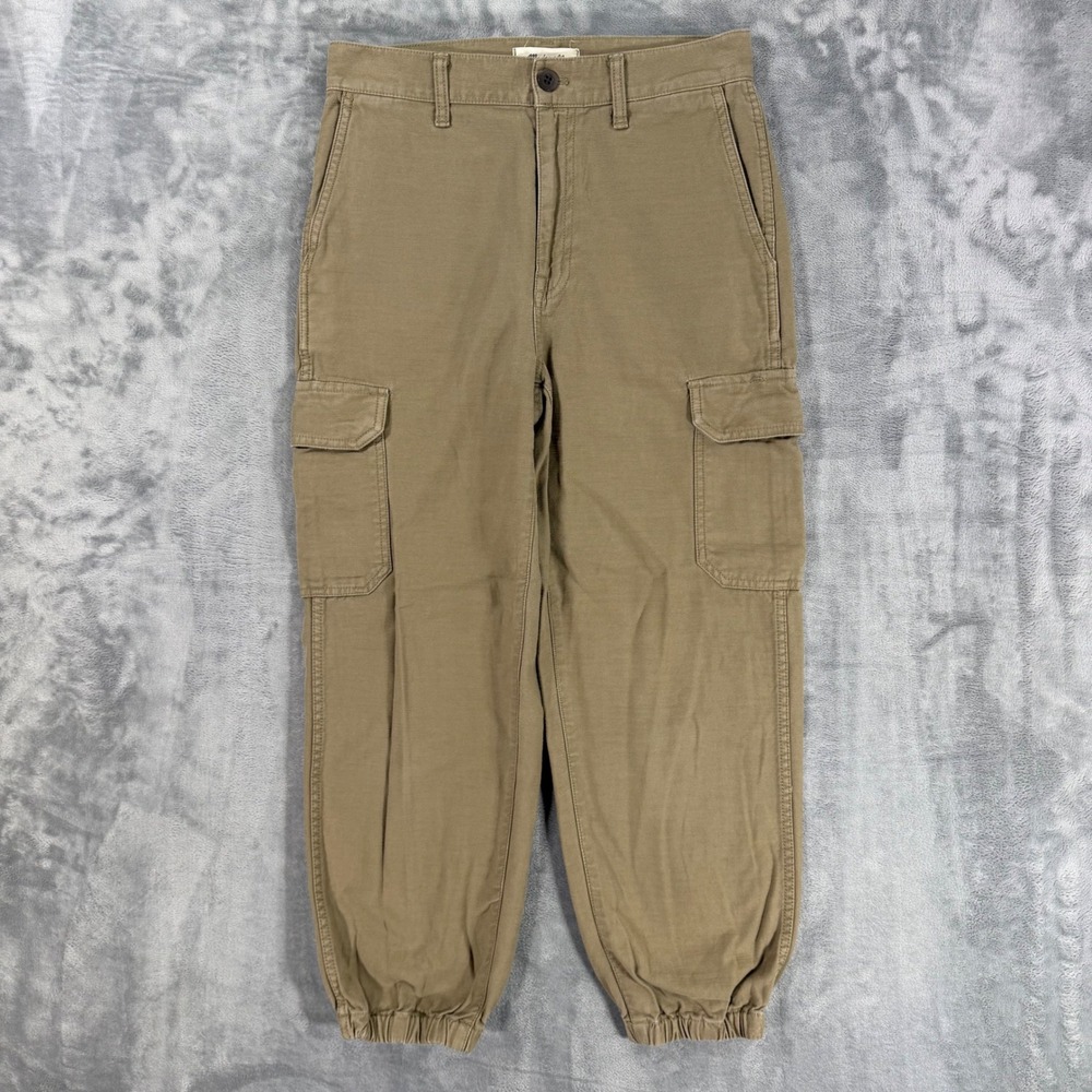 Madewell Cargo Jogger Pants Womens Size 25 Khaki Tan Utility